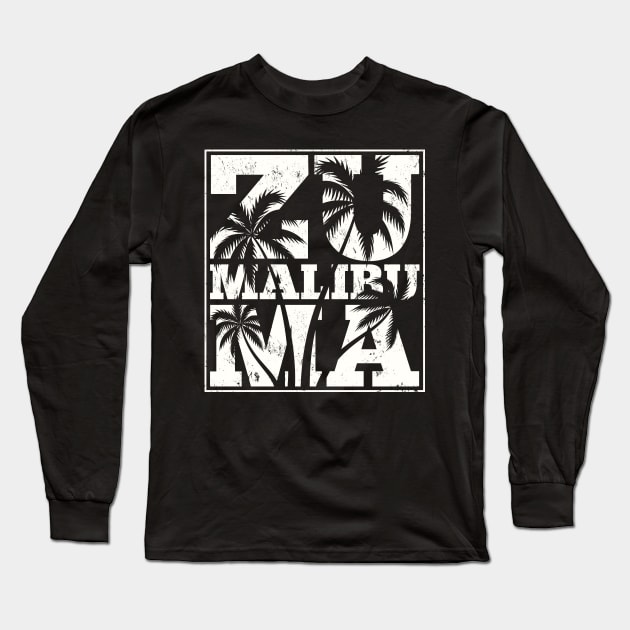 Malibu US resorts designs Long Sleeve T-Shirt by Frispa